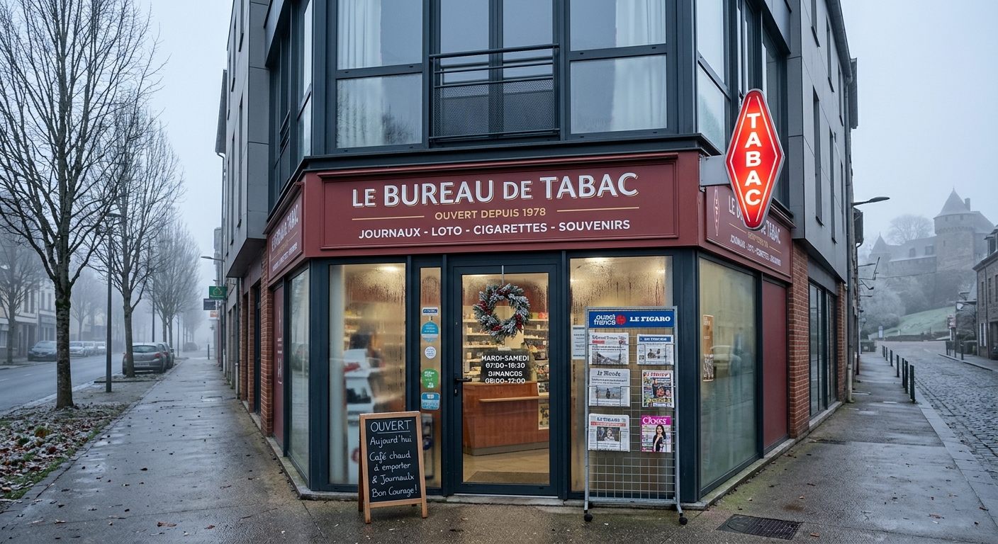 Local commercial - Tabac - 140m² - Fougères